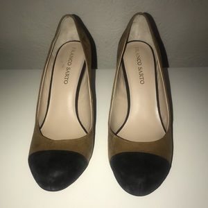Franco Sarto Suede Heels